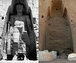 Taller Buddha of Bamiyan before and after destruction.jpg
